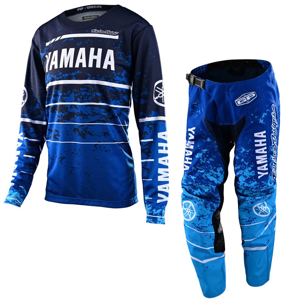 Troy Lee Designs 2024 Motocross Youth Combo Kit Youth GP Yamaha OW22 Navy